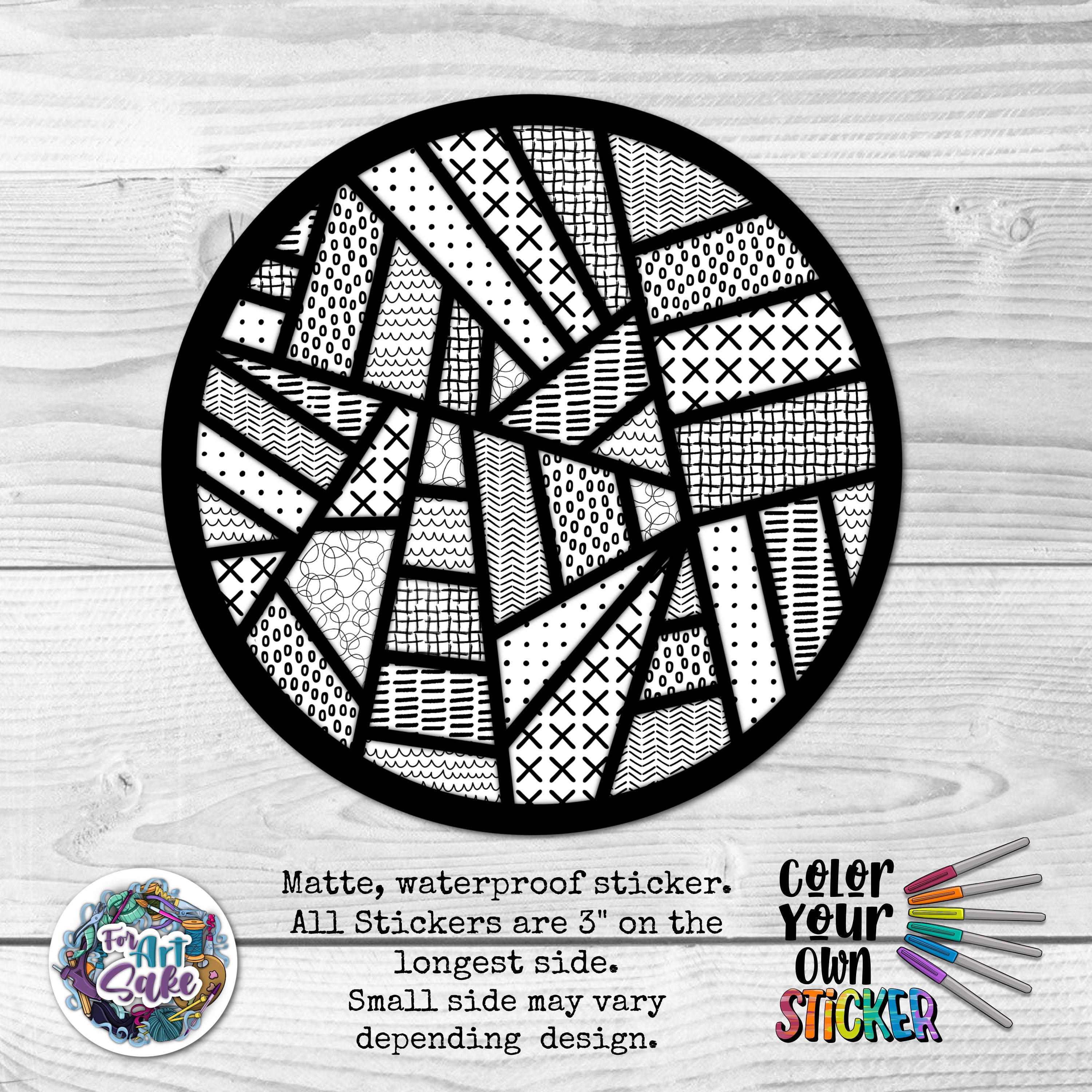 Patchwork CYO Sticker