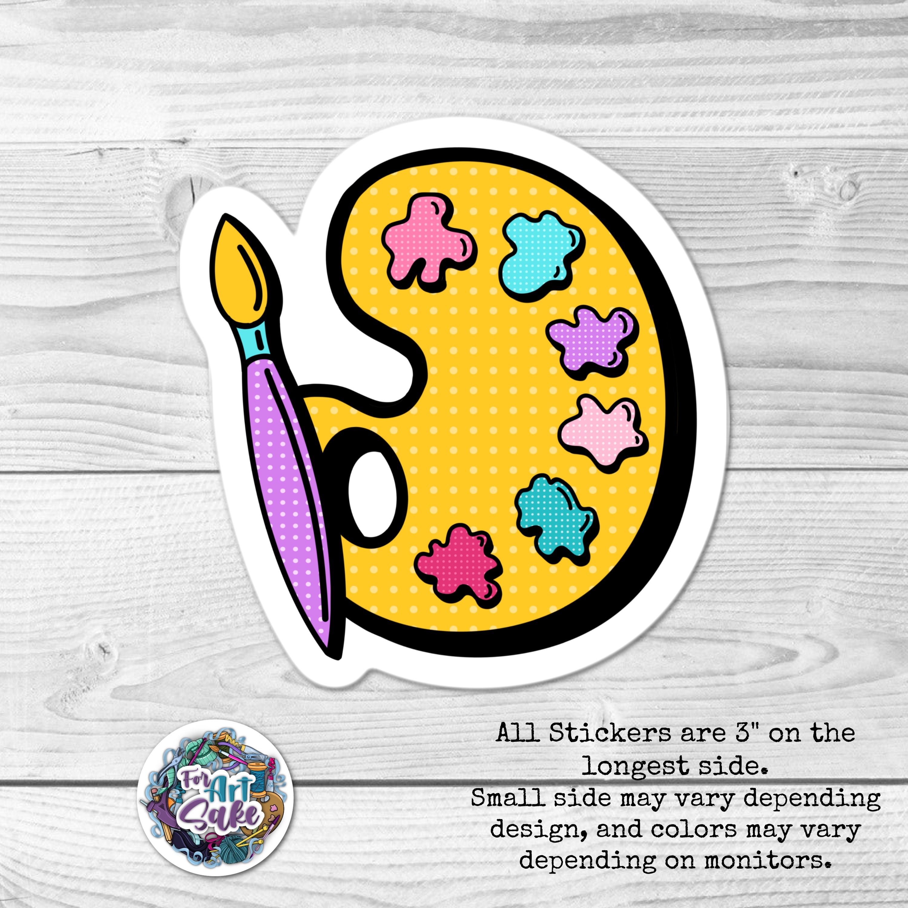 Pop Art Pallet- Sticker