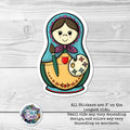 Russian Nesting Doll Sticker