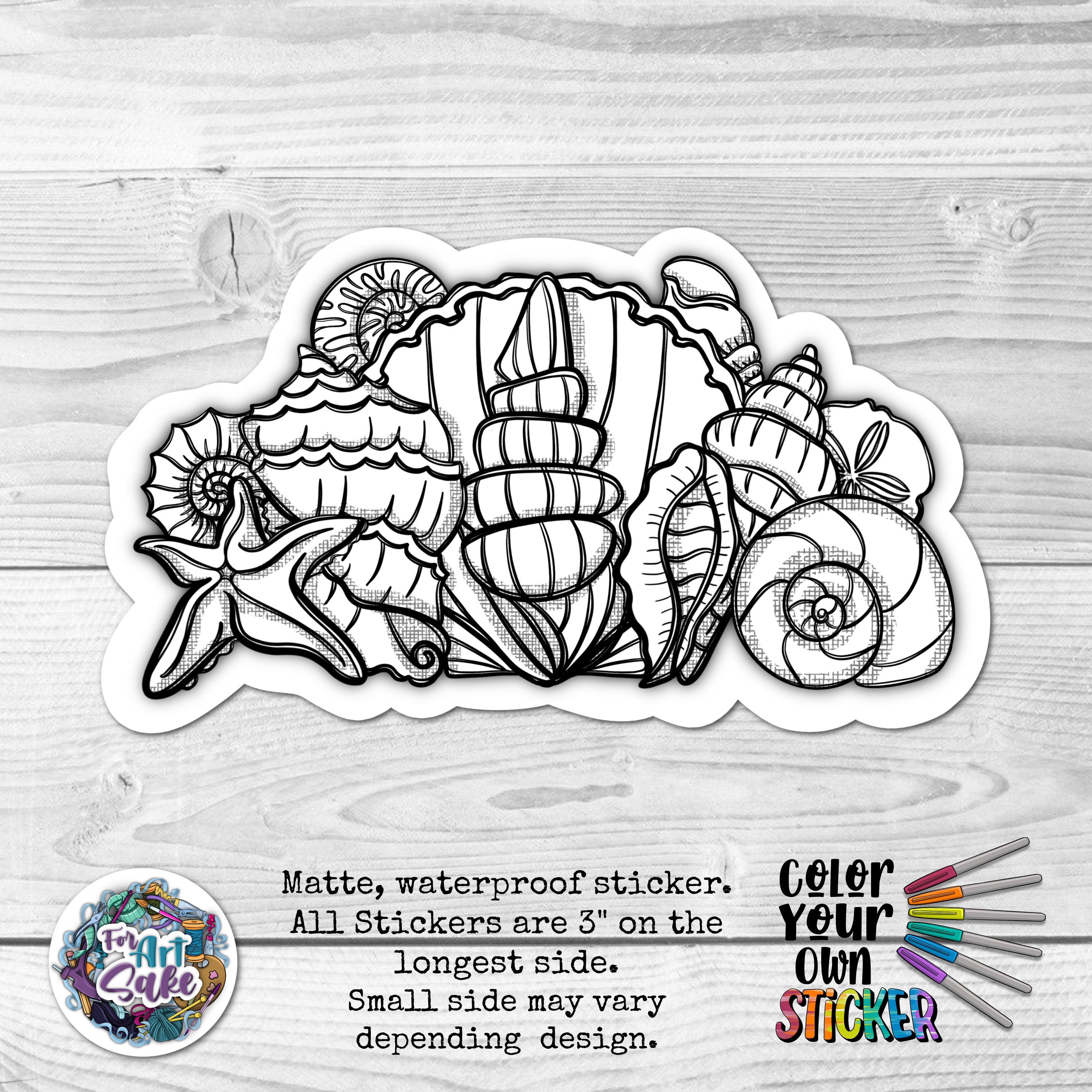 Shells CYO Sticker