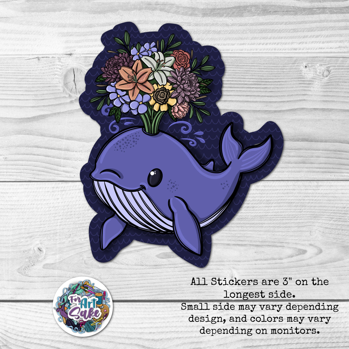 Spout & Sprout Whale Sticker