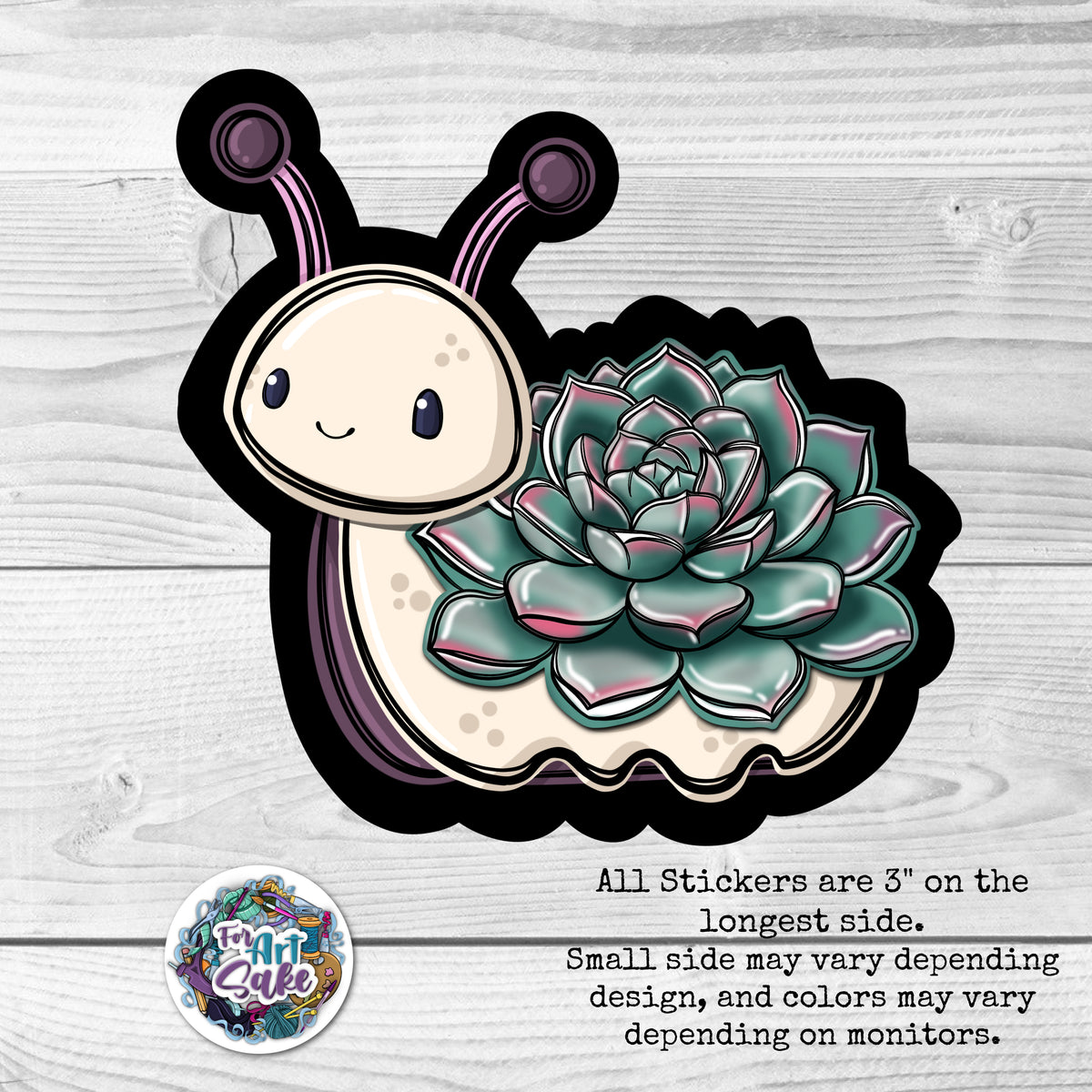 SuccuSnail Sticker