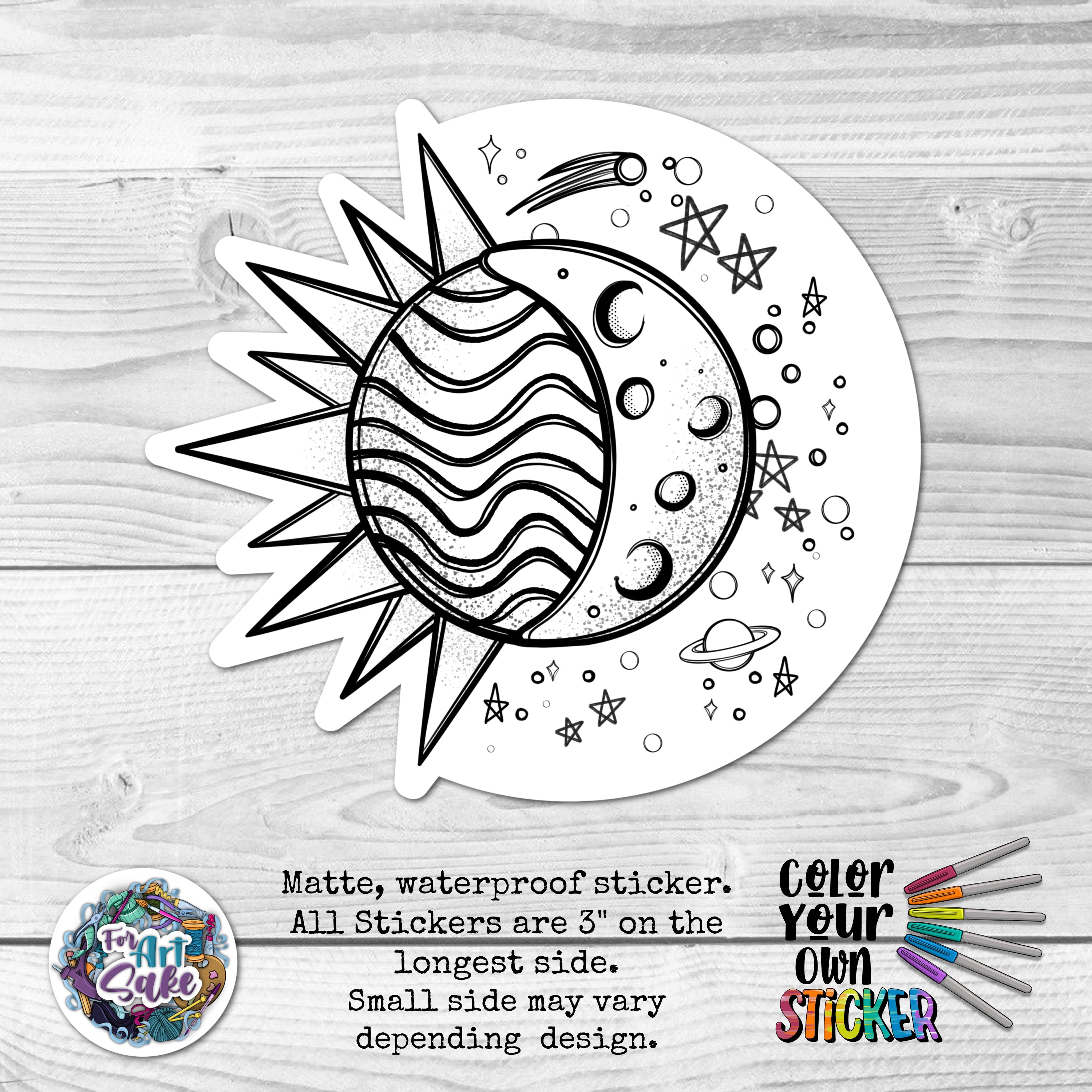 Sun & Moon CYO Sticker