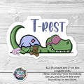 T-Rest: A T-Rex Pun