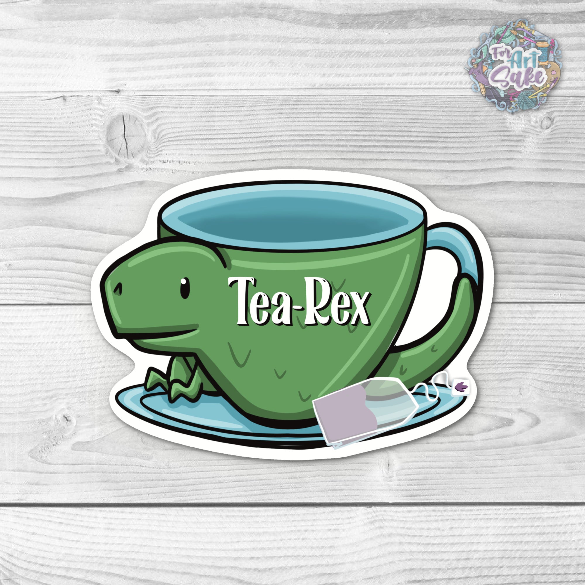 Tea-Rex TeaCup Pun