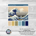 The Great Wave: Color Pallet