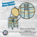 Transparent Kiln Sticker