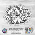 Triceratops CYO Sticker