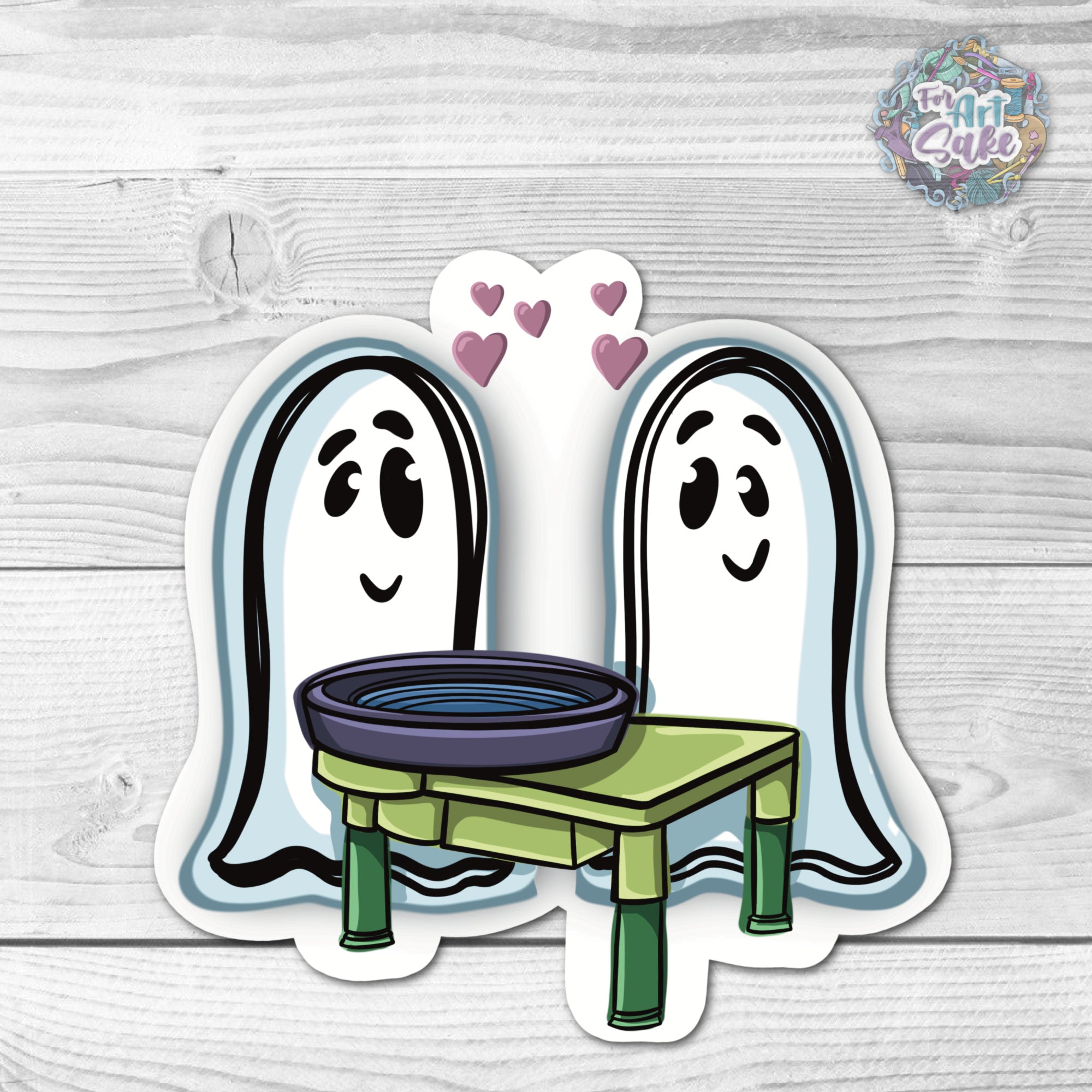 Two Ghosts and a Wheel