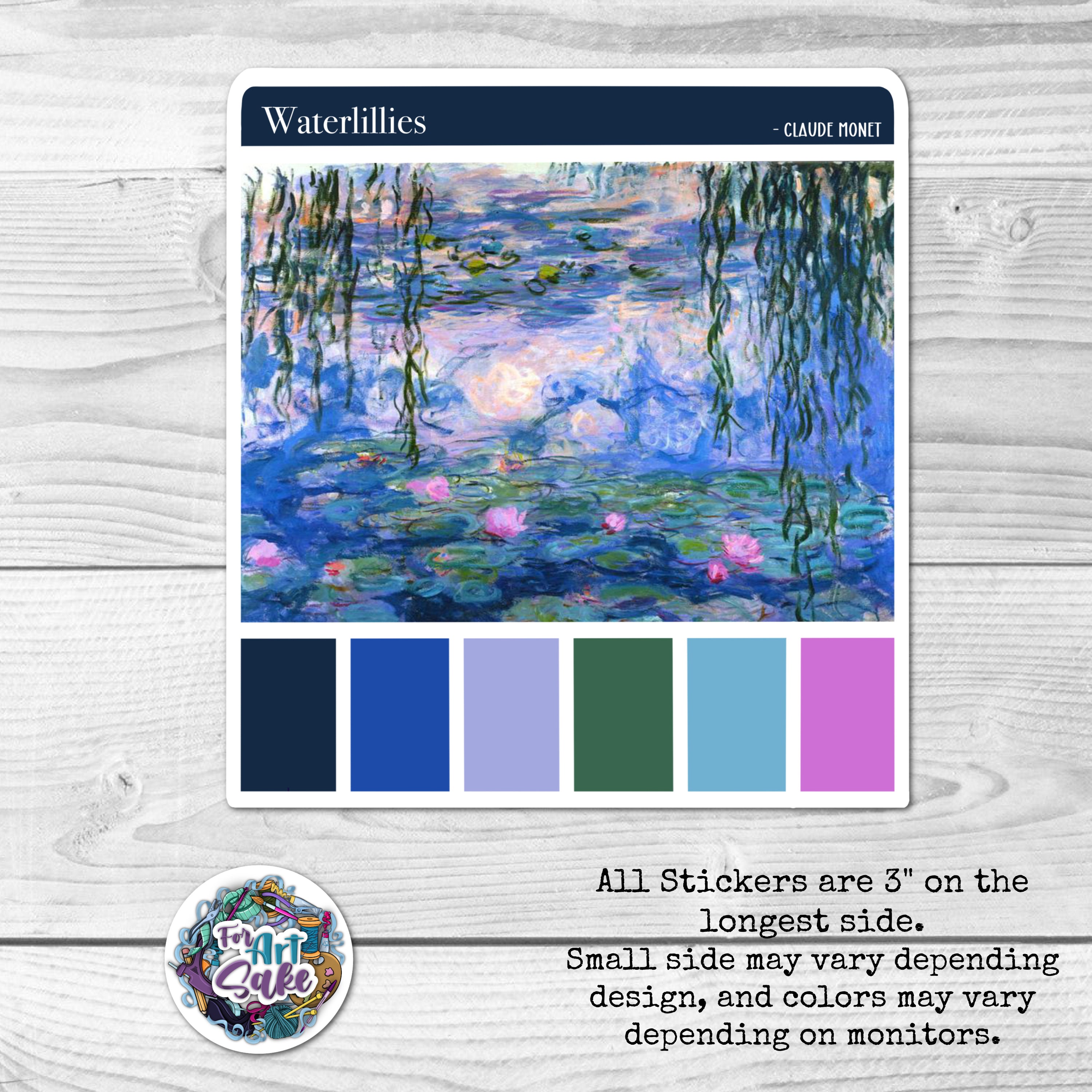 Waterlillies Color Pallet